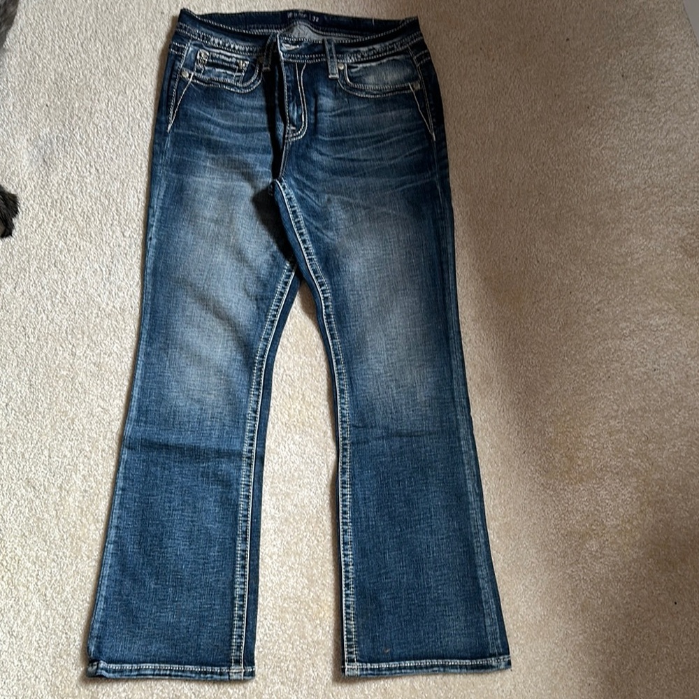 Miss Me Blue Flare Wide Leg Jeans
